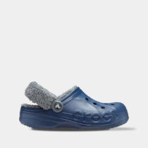 Crocs Baya Lined Fuzz-Strap Navy арт. 206633 / Сабо Крокс Бая Фузз-Стреп з хутром