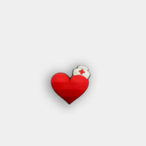 Jibbitz Medical Heart