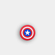 Jibbitz Captain America shield