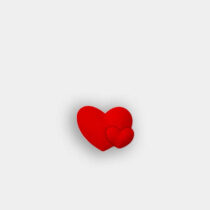 Jibbitz Two Hearts