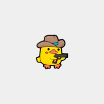 Jibbitz Cowboy Duck