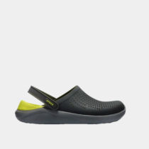Crocs LiteRide Dark Grey/Yellow арт. 204592 / Крокс Лайтрайд Сабо