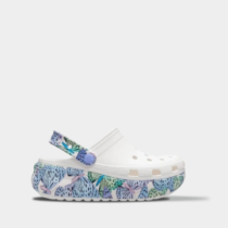 Crocs Kids Classic Cutie Clog Butterfly арт. 208298 / Дитячі Сабо Крокс на Платформі Класік Метелик