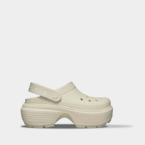 Crocs Stomp Clog Bone арт. 209347 / Крокс Стомп на платформі Сабо Бежеві