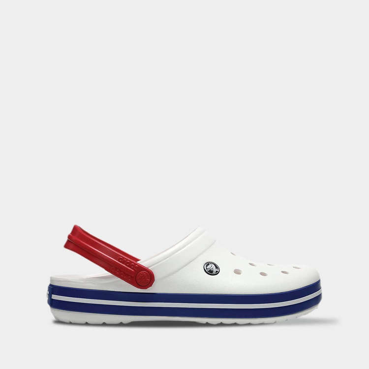 Crocs_Crocband_Clog_White_Blue_Кроксы_Крокбенд_женские_мужские_белые_1