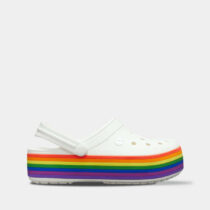 Crocs Crocband Platform Rainbow арт. 205434 / Жіночі Крокс Крокбенд На Платформі