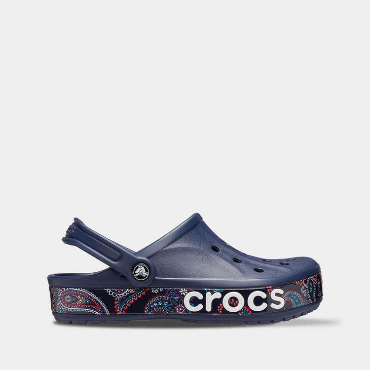 Crocs_Bayaband_Bandana_Navy_Clog_Кроксы_Баябенд_женские_синие_с_цветочками1