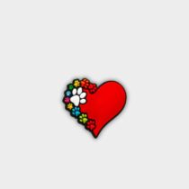 Jibbitz Paw Heart